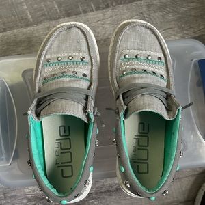 Hey Dude Ladies Wendy Annex Rodeo Grey Casual Shoes